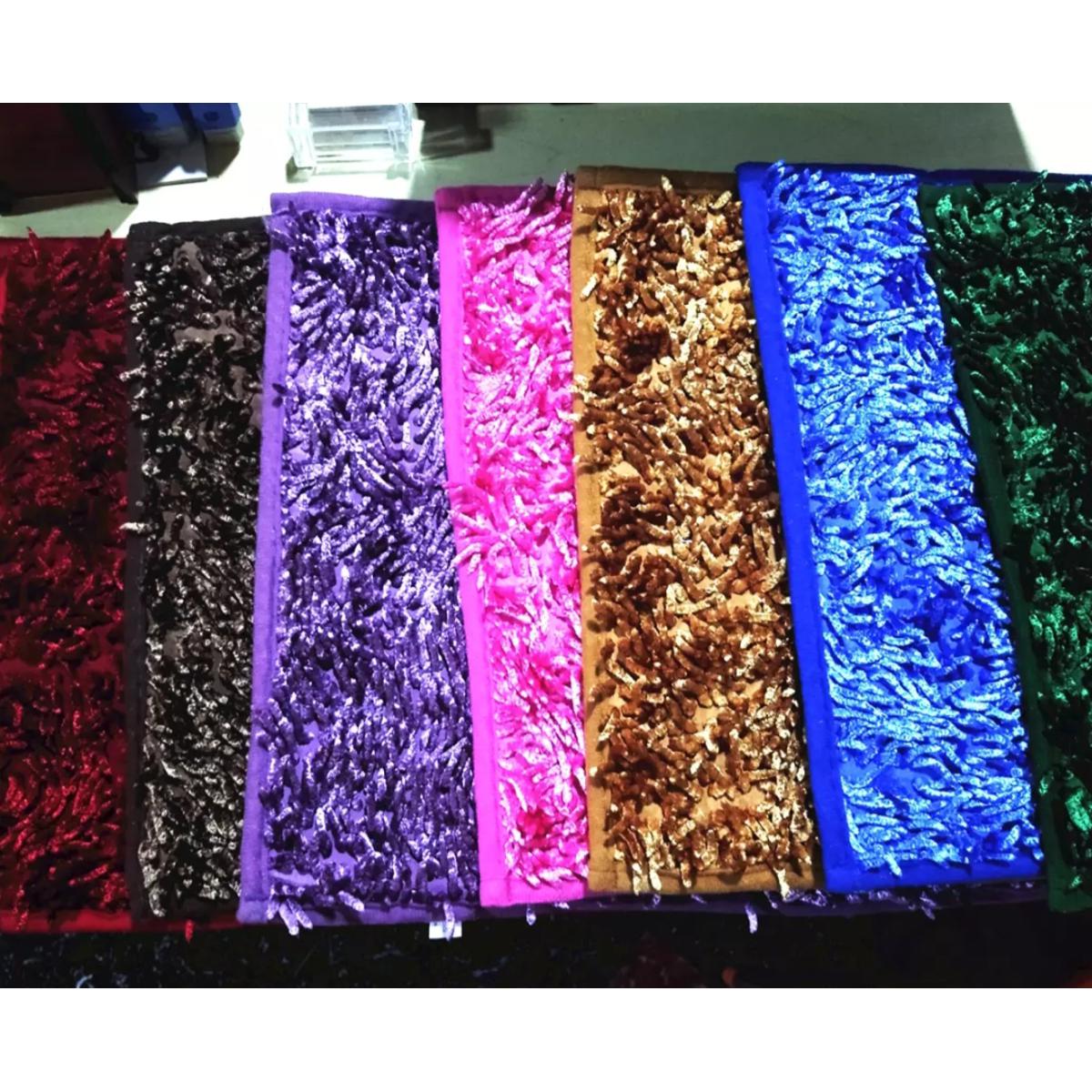 Picture of Soft Floor mate/Anti Slip mate/mokmol papos/silky shiny floor mate - Multicolor