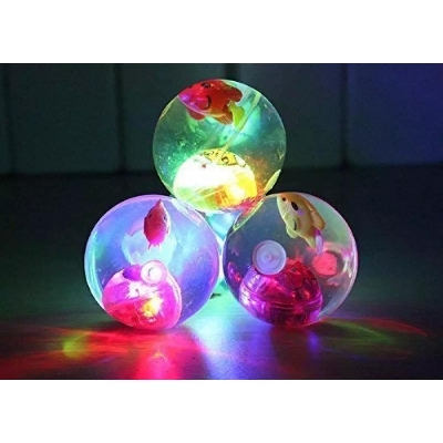 Picture of Led Light Flashing Luminous Ball/water Rubber Bouncing Ball for kids - Multicolor