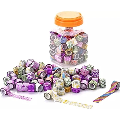 Picture of Mini Washi Tape/Glitter Tape - Small-20pc - Multicolor