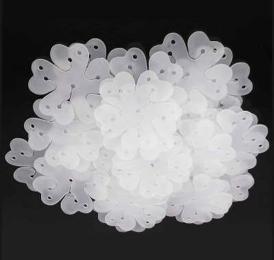 Picture of 5pcs Flower Balloon Clip/Flower Balloon Clips Birthday Party/balloon clips - White