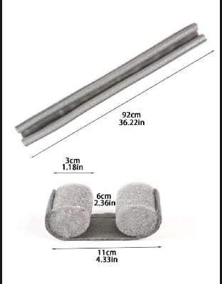 Picture of Door Bottom Sealing Strip/Door Gap Dust Stopper/Door Foam, Door Draft, AC Air Stopper Door Insect Protector - Multicolor