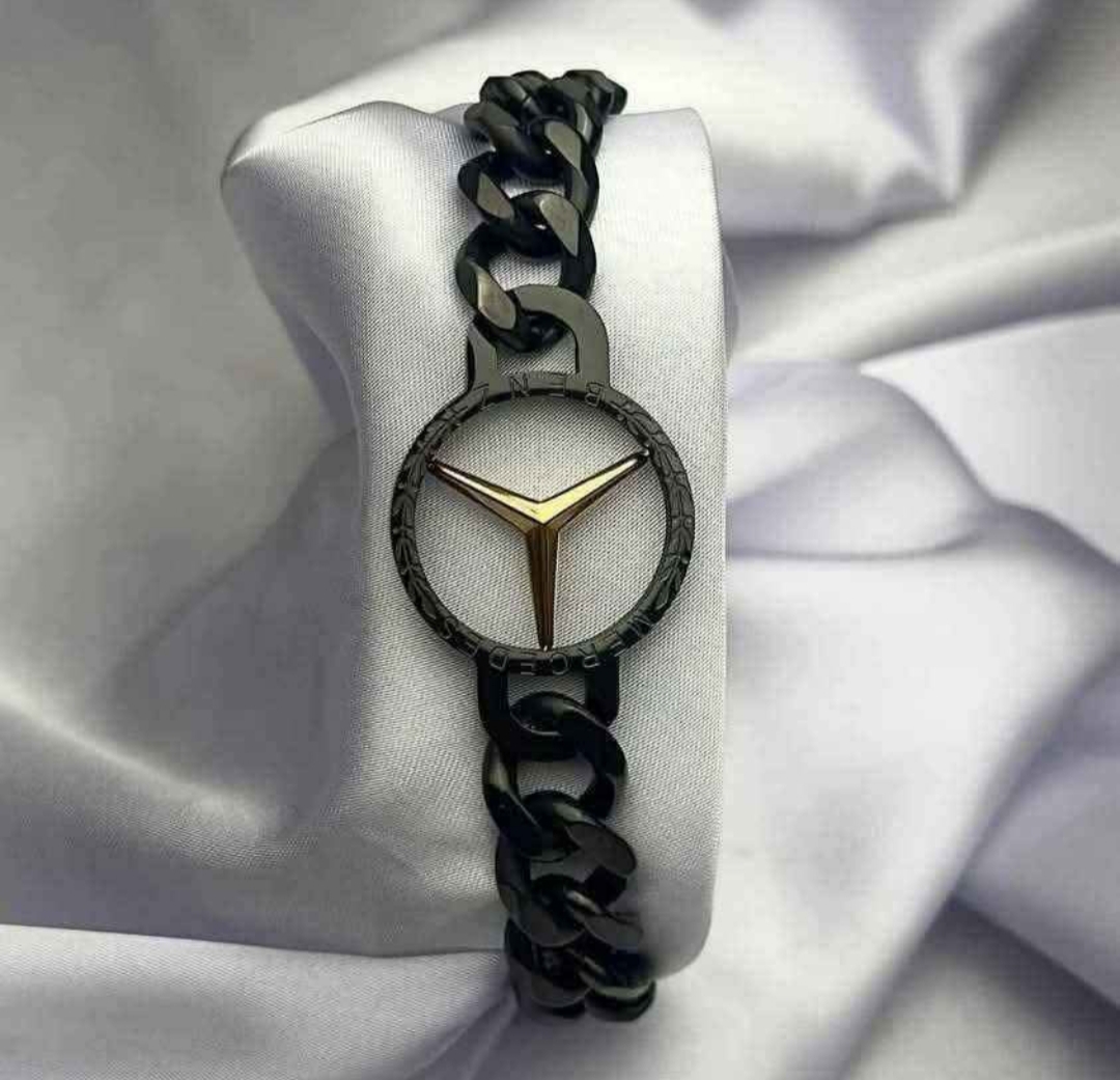 Picture of Men's Unique Design Stainless Steel Bracelet Men's Fashion Accessories Mercedes