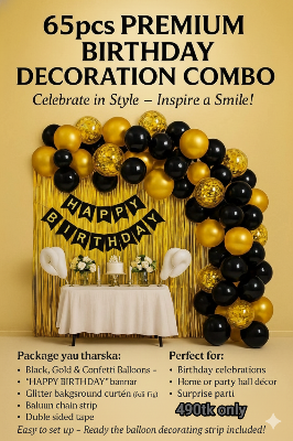 Picture of 65-piece birthday combo set!