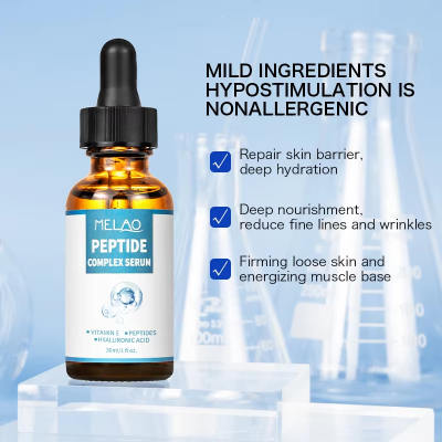Picture of MELAO Peptide Complex Serum, Repair Fade Acne Marks Anti Wrinkle Firming Microneedling Serum-30ml - Facial Serum