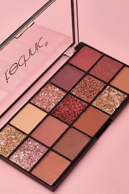 Picture of Technic Invite Only Pressed Pigment 15 Color Matte Eyeshadow Palette - 21.9g Multicolor