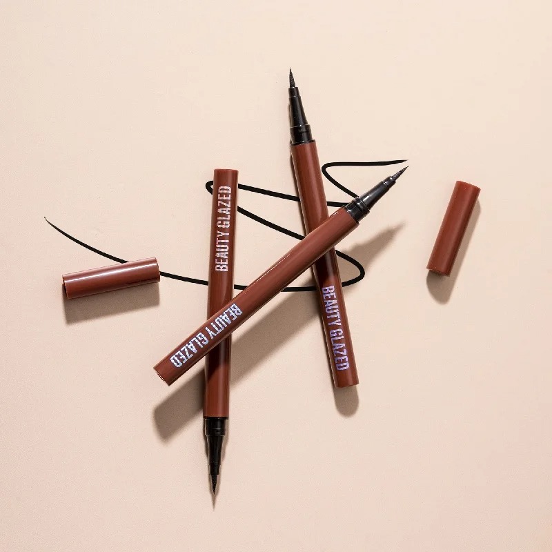 Picture of Beauty Glazed Black Matte Waterproof Long Lasting Liquid Eyeliner Beauty Cosmetics