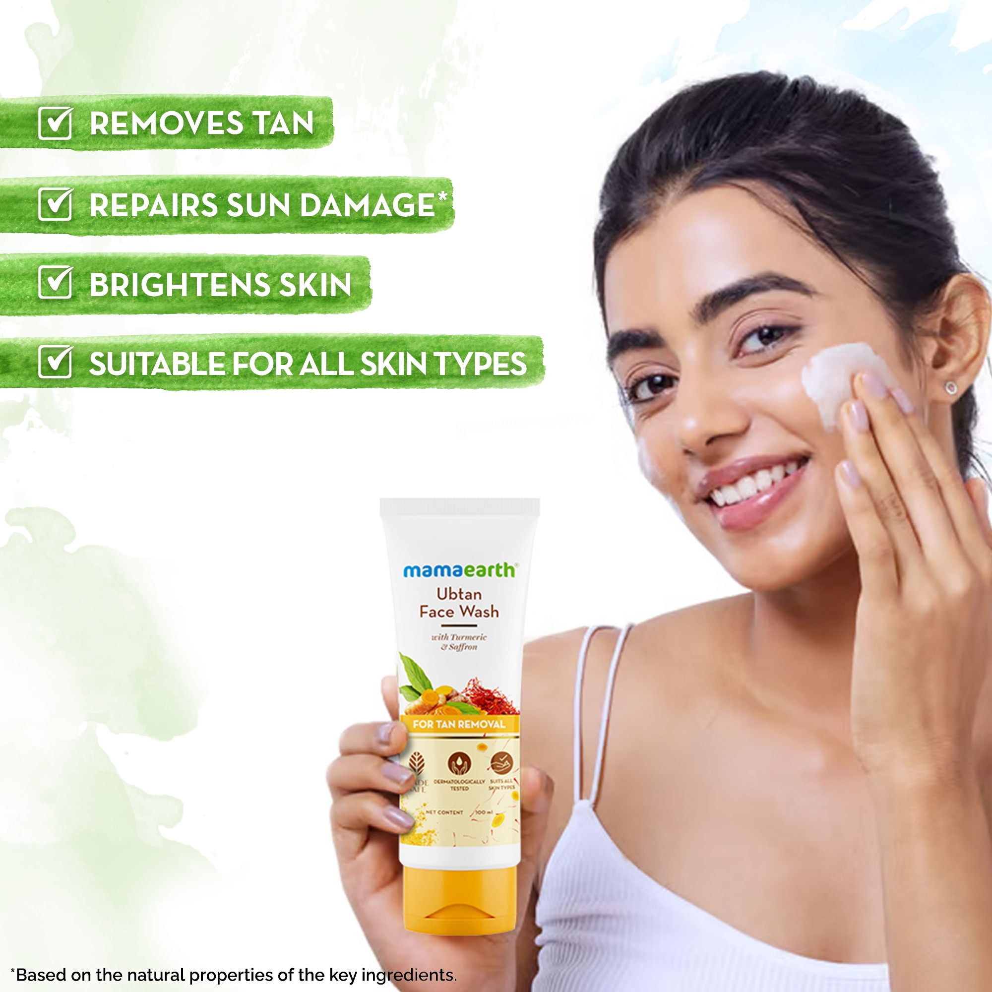 Picture of Mamaearth Ubtan Face Wash - 100ml