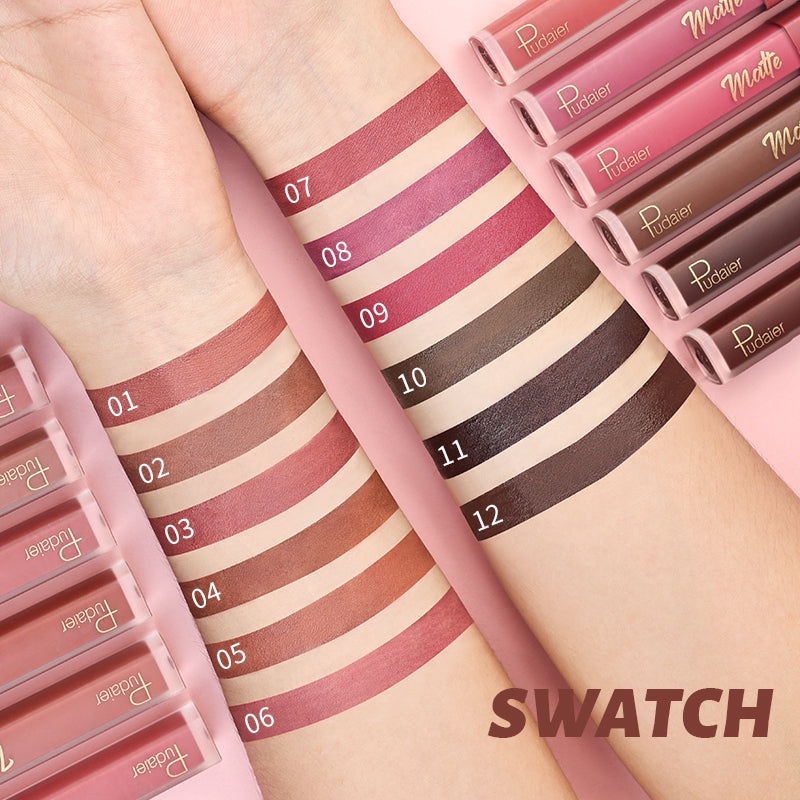 Picture of Pudaier Liquid Matte 12H Long Wear 6 Color Lipstick Set