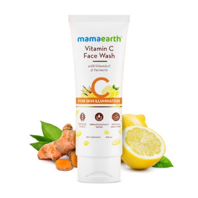 Picture of Mamaearth Vitamin C Face Wash with Vitamin C and Turmeric for Skin Illumination - 100ml