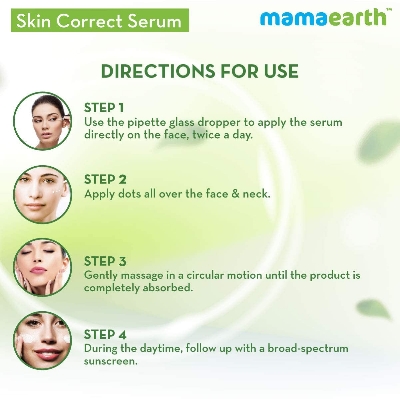 Picture of Mamaearth Skin Correct Face Serum With Niacinamide & Ginger Extract For Acne Marks & Scars-15ml