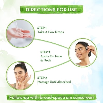 Picture of Mamaearth Ubtan Face Serum for Radiant Skin | Helps Give Natural Glow & Retain Moisture Balance | Turmeric & Saffron Infused Sun Damage Repair Solution