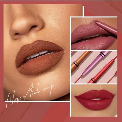 Picture of IMAGIC Lip Liner Pencil Set 6 Color/Set Shape Sculpt Weightless Precise Liner with Blendable Texture Matte Soft lipstick