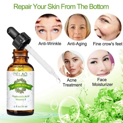 Picture of Melao Retinol Serum - Hyaluronic Acid Vitamin E-30ml