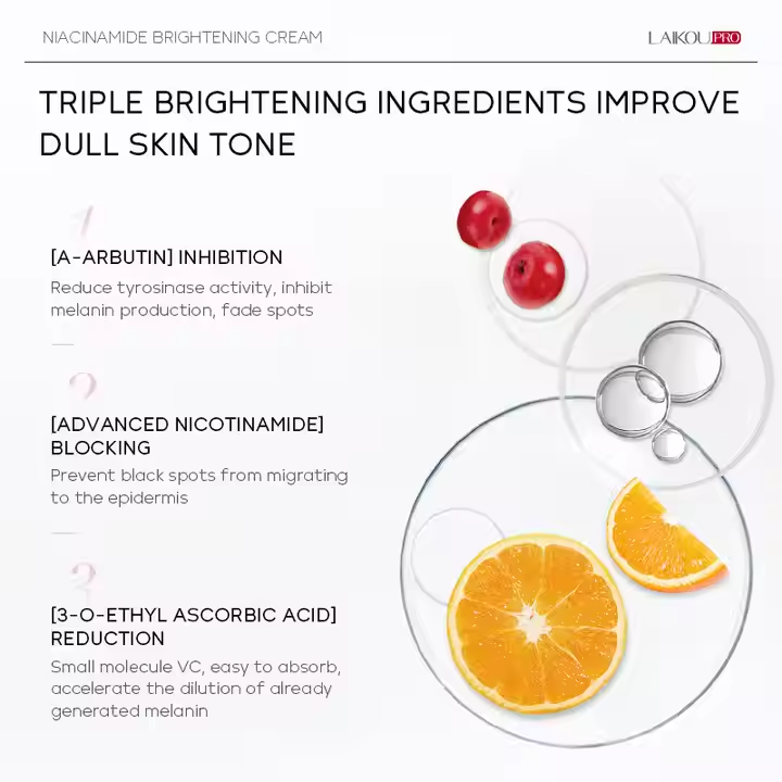 Picture of Laikou Pro Niacinamide Brightening Cream Oil Controlling Fine Lines Fading Moisturizing Tightening Face Cream
