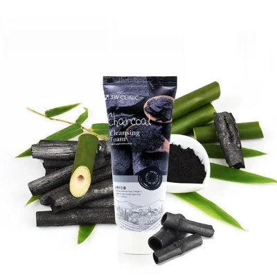 Picture of 3W Clinic Charcoal  Cleansing Foam - 100ml