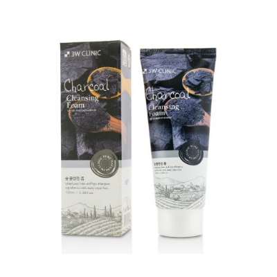 Picture of 3W Clinic Charcoal  Cleansing Foam - 100ml