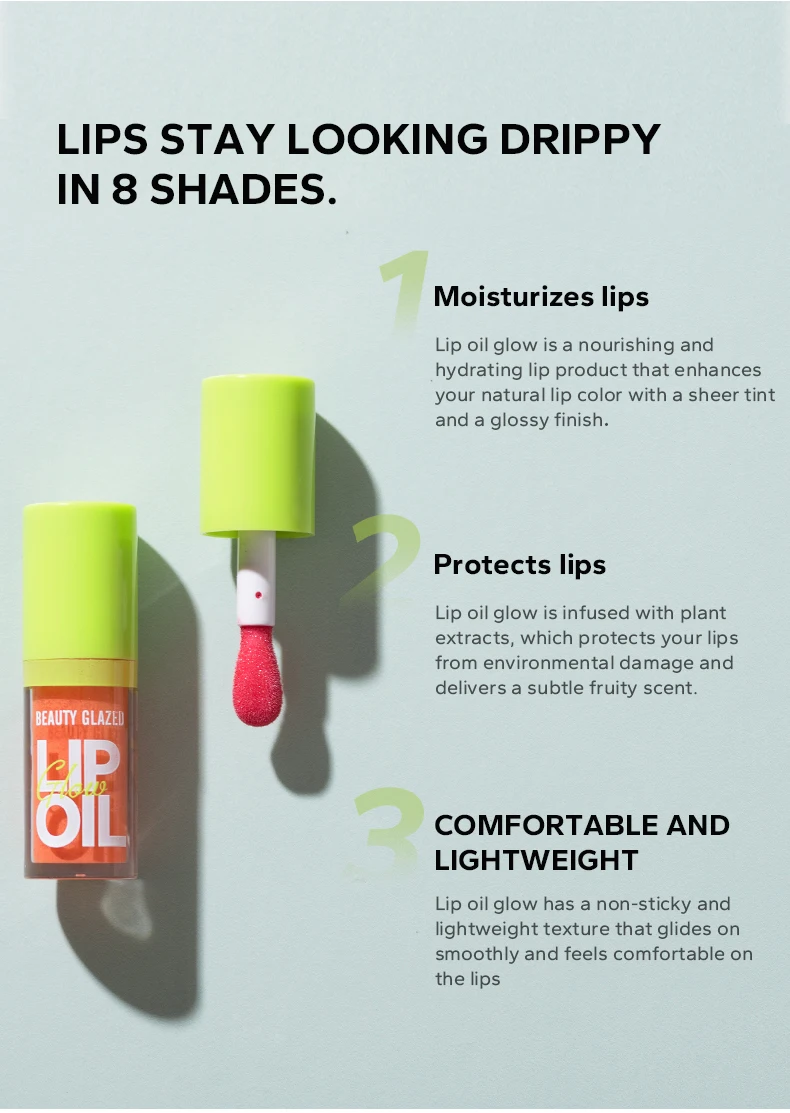 Picture of Beauty Glazed Big Brush Head Lip Oil - #104 Love