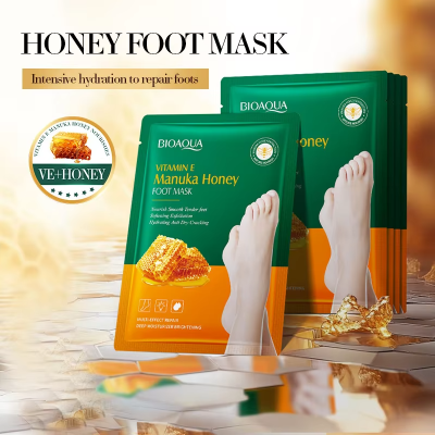 Picture of BIOAQUA Foot Peeling Vitamin E Manuka Honey Moisturizing Foot Mask