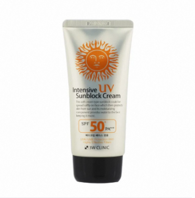 Picture of 3W Clinic Intensive UV Sunblock Cream SPF50 PA+++ 70ml