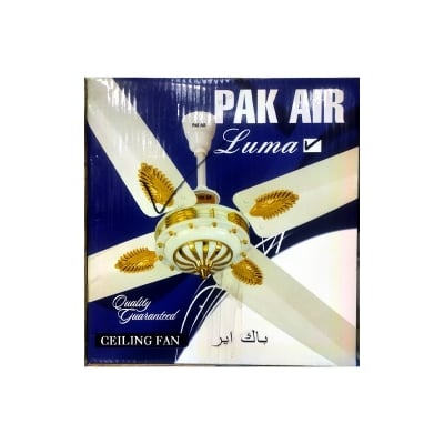 Picture of PAK AIR LUMA Ceiling fan, 56 inch, RPM 330, Watt: 80, 10 years service warranty, Made in Pakistan