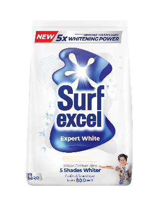 Picture of Surf Excel Expert White Synthetic Laundry Detergent Powder 450g