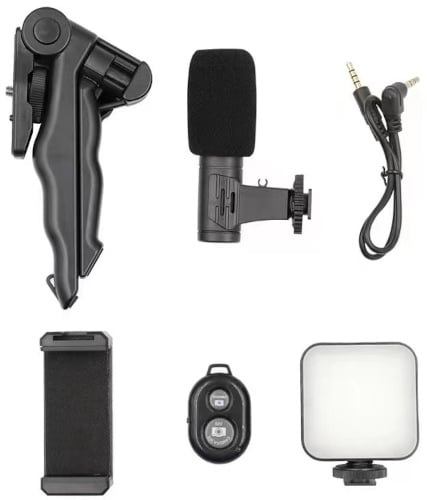 Picture of AY-49 Video Making Tripod Kit with Mic (Black)