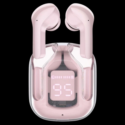 Picture of UltraPods Max Truly Transparent Wireless Earbuds (Pink)