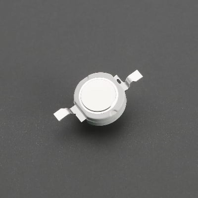 Picture of 20pcs 8mm Bead Diameter WHITE Color 1 Watt DC 3.7V Ultra Bright White 3W COB LED SMD Chip 3.7V LED Light Bulbs(White)