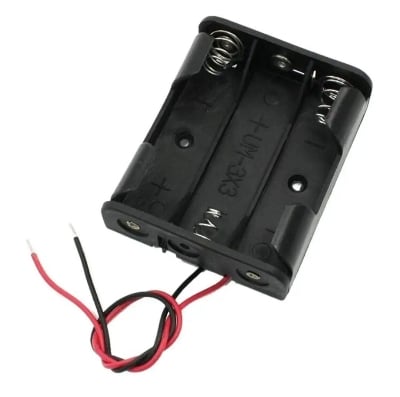 Picture of AA Battery Holder Case Box Carrier 3 Cell(Black)