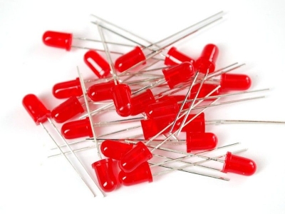 Picture of 50pcs 5mm Led Light Red Color Pack High Bright Bulbs(Red)