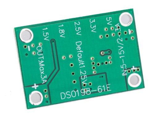 Picture of Adjustable DC to DC Step Down Power Supply Module Buck Converter DC 5-16V to DC 1.25V/1.5V/1.8V/2.5V/3.3V/5V(Blue)