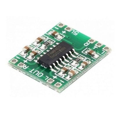 Picture of PAM8403 Dual Channel Mini Digital Power Amplifier Drive Board 3W +3W For Arduino Class D Stereo Audio Amplifier Module 5V(Blue)
