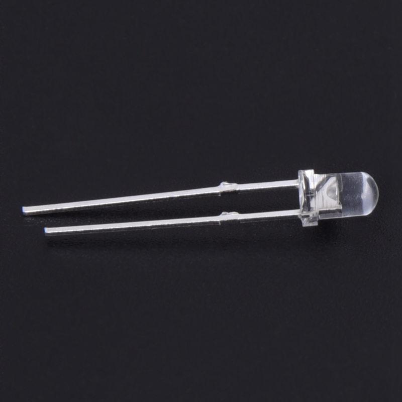 Picture of 100pcs 3mm White Led Light Indicator Bulb Light Emitting Diode Round(White)