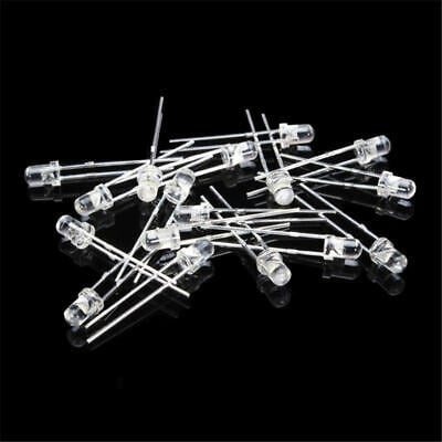 Picture of 100pcs 3mm Orange Led Light Indicator Bulb Light Emitting Diode Round(Orange)