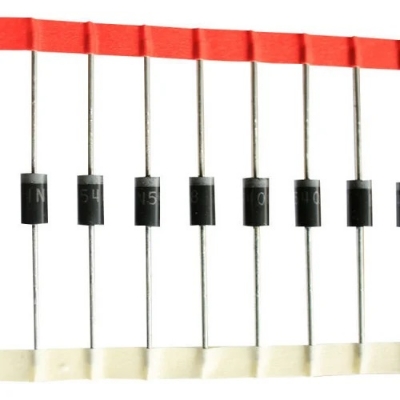 Picture of 10pcs/lot IN5408 1N5408 3A 1000V DO-27 Rectifier Diode In Stock(Black)