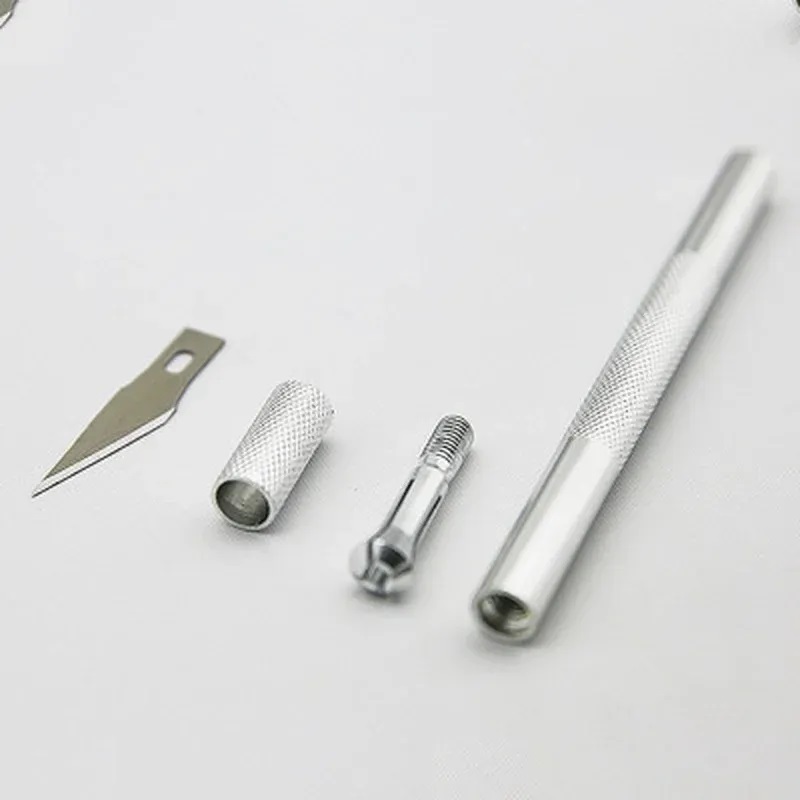 Picture of Paper Carving Craft Pottery Clay Sculpture Ceramics Tools Scrapbooking Precision  Knife Card Making Cutting Home Tools(Silver)