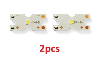 Picture of Powerful X – Shape Cree Led With Aluminum Base – 2 Pcs(White)