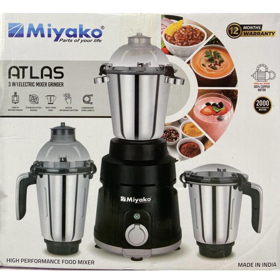 Picture of Miyako Heavy Duty ATLAS Blender Plus Mixer Grinder 2000W
