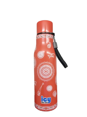 Picture of SS Single Wall Water Bottle 650ML-Red (Boishakhi-1)
