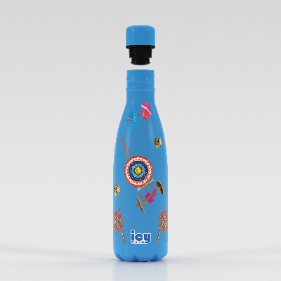 Picture of SS Cola Water Bottle 450 ML-Sky Blue (Boishakhi-2)