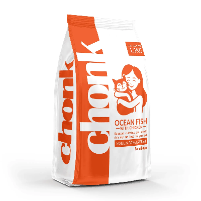 Picture of Chonk All Ages Cat Food (Ocean Fish with Chicken) 1.5 Kg
