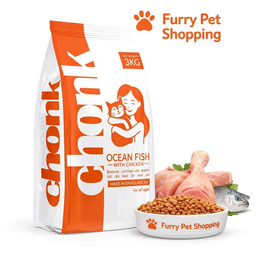 Picture of Chonk All Ages Cat Food (Ocean Fish with Chicken) 3 Kg