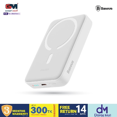 Picture of Baseus 30W Magnetic Mini Fast Charging 10000mAh Power Bank USB-C Quick Charge for iPhone 17/16/15/14/13 Series, Samsung S/Ultra Series, Mini Powerbank USB-C, Small But Powerfull