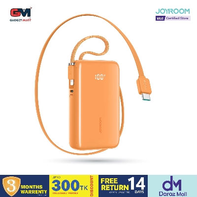 Picture of JOYROOM JR-PR2L 35W Mini 10000mAh Power Bank with Built-in Retractable Type-C Cable + Lightning Cable