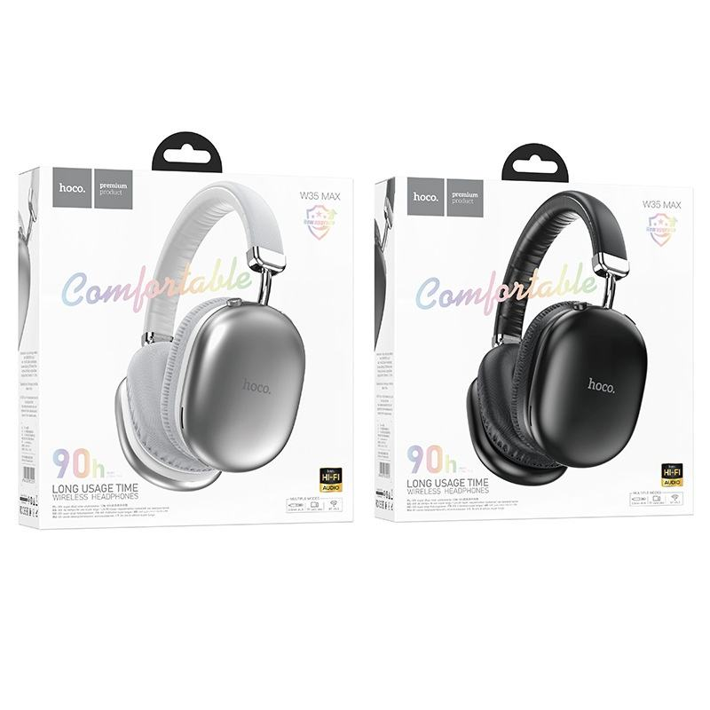 Picture of Hoco W35 Max ANC BT 5.3 JL Comfortable Wireless for Headphones IPX5 Waterproof Long Battery Life LED Indicator