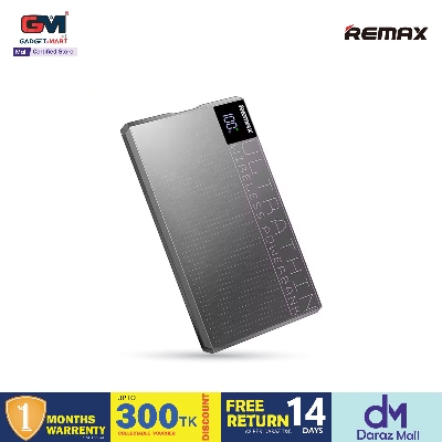 Picture of REMAX MP-6 Magnetic 15W Wireless Charging & PD20W Fast Charging Ultra Slim Digital Display Portable 10000mAh Power Bank- Black
