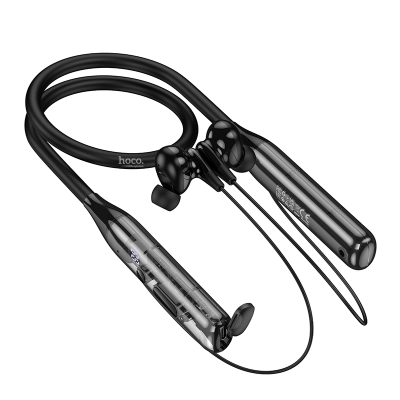 Picture of Hoco MMJ-11 Nothing Series 100 Hours Music Timing ENC Bluetooth Neckband Earphone - Black