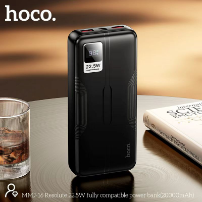 Picture of Hoco MMJ-16 Resolute 22.5W Fast Charging 20000mAh Fully Compatible Powerbank with Digital Display - Black