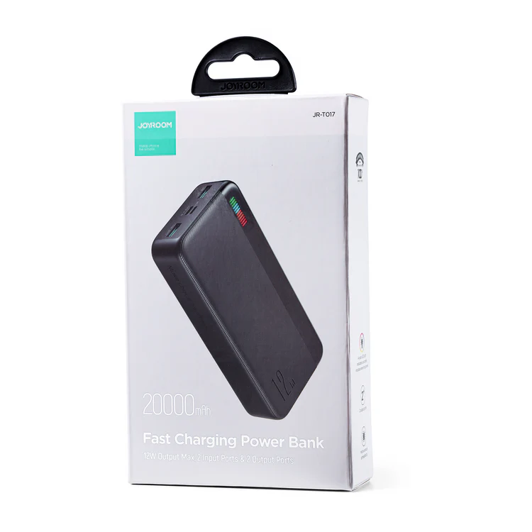 Picture of Joyroom JR-T017 12W fast Charging Dazzling Series 20000mAh Power Bank - Black