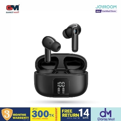 Picture of JOYROOM JR-FN3 ANC+ENC True Wireless Bluetooth Earphones - Black